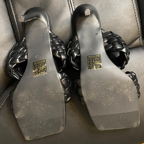 Black Mule Heels Missguided - Picture 2 of 2